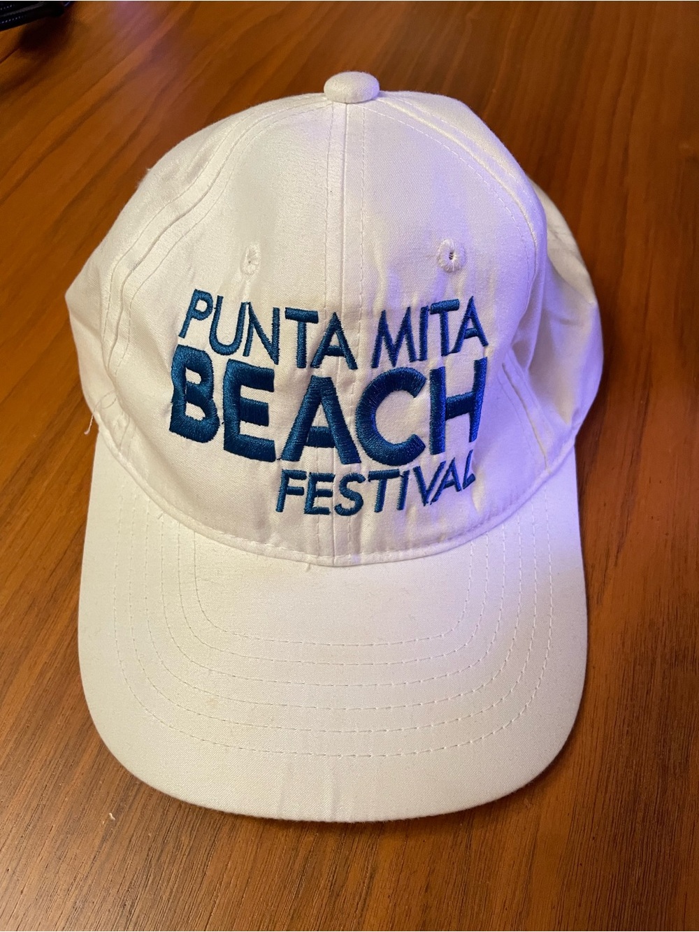Punta Mita Beach Festival White Baseball Cap